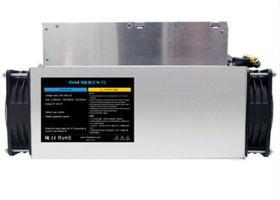 van de MijnwerkersMachine van 1570W Bitcoin van de tweede handinnosilicon T2 17.2TH/S