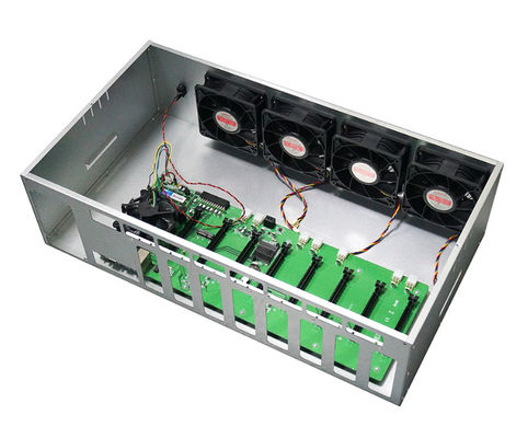 Metaalmijnbouw Rig Frame Used New 4 Gpu-de Grafiekkaart van Mijnbouwrig case for atx rtx Gtx